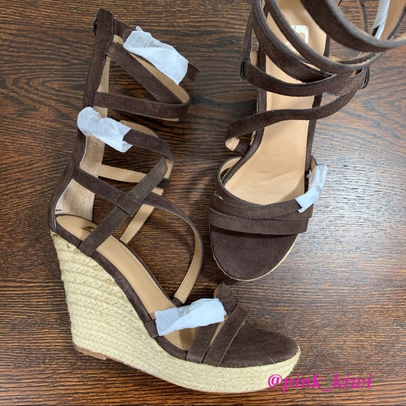 Joe's Jeans Shoes - 🆑 NWOB Joe’s Temple Gladiator Wedge Sandal